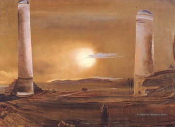 Salvador Dali Painting - The Towers Salvador Dali